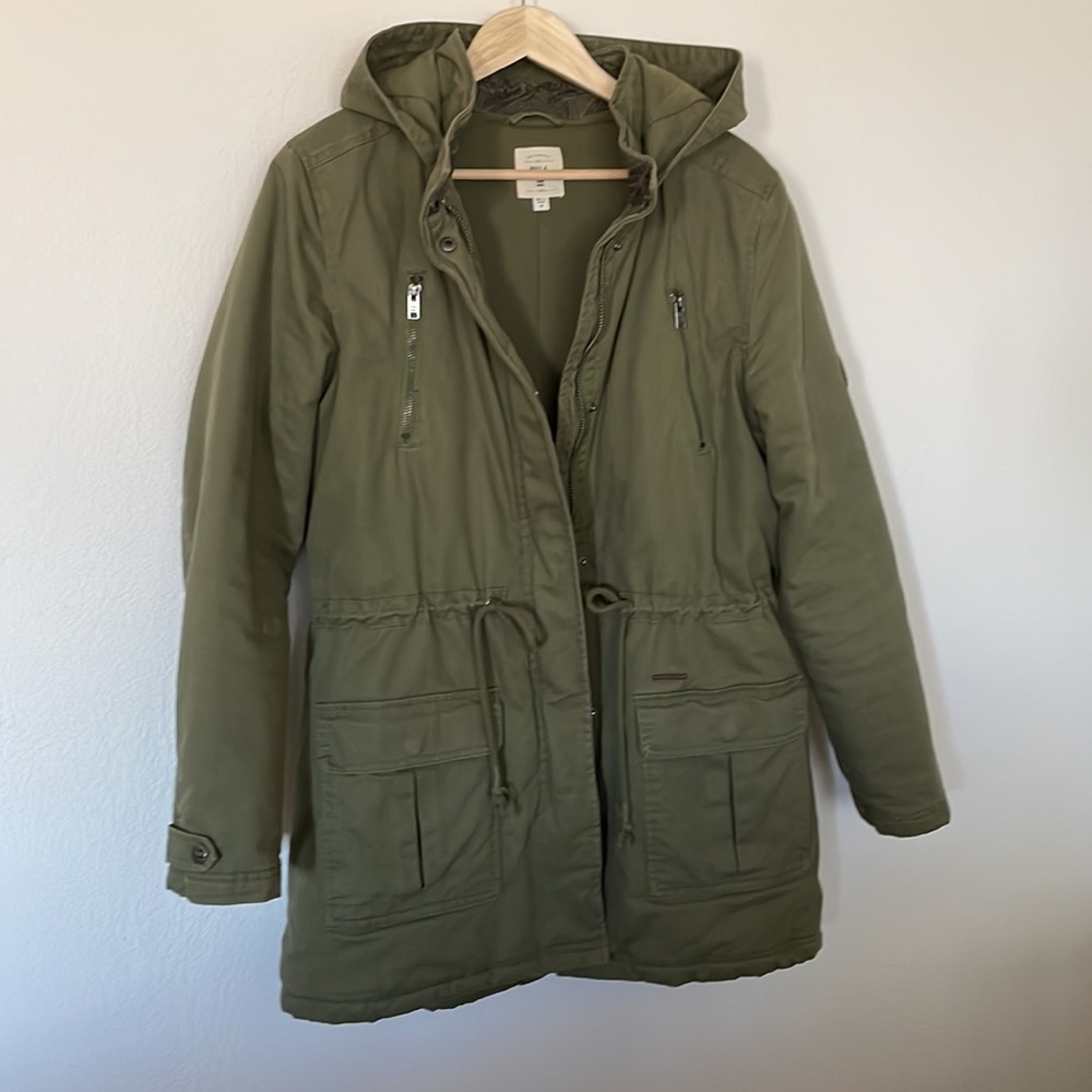 Billabong Green parka Winter Coat